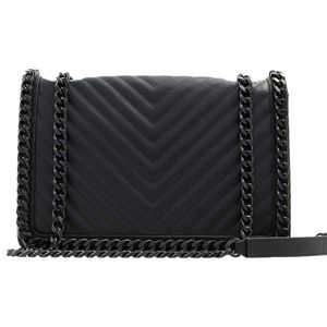Women's Black Chain Greenwald Crossbody Shoulder Bag